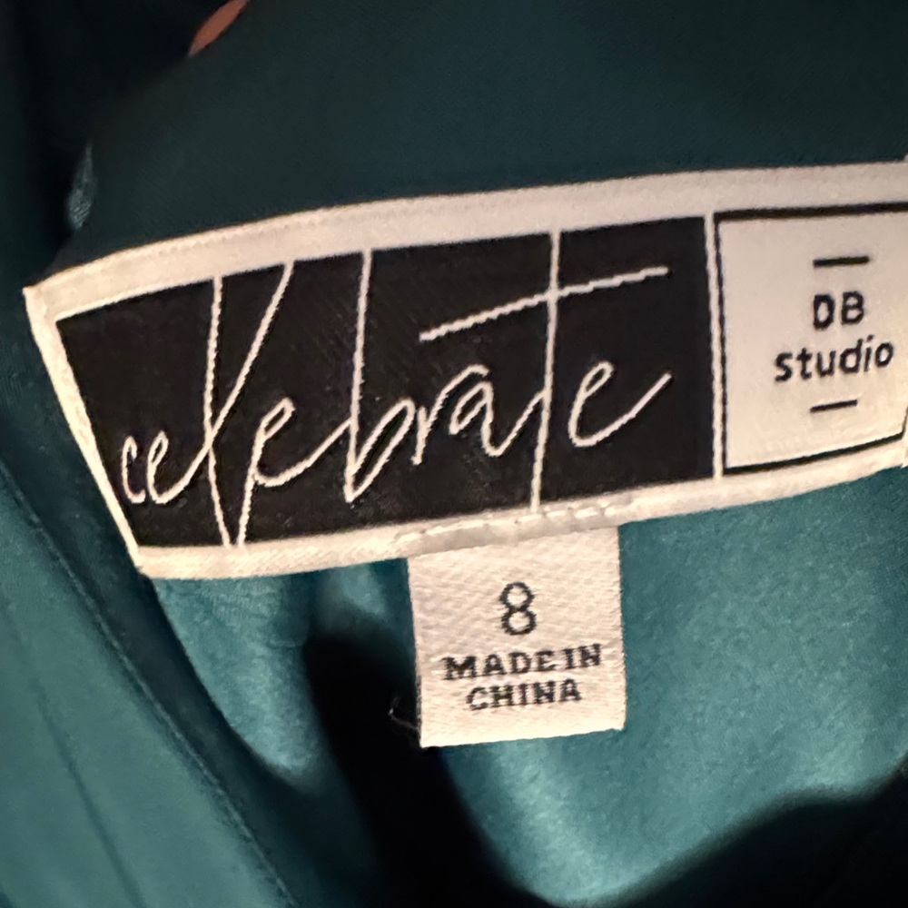 David’s Bridal Teal Dress NWT | Size 8 | Wedding & Formal Event - Picture 3 of 7